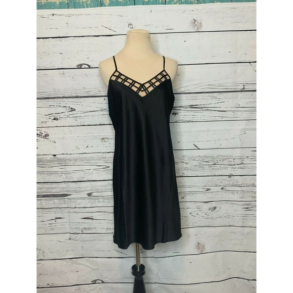 INC Sleeveless Sexy Black Mini Nightgown Size M - Picture 8 of 8